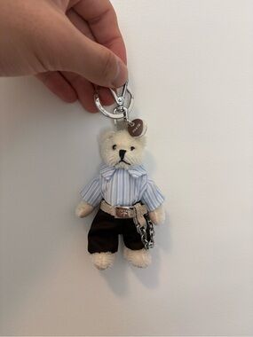 Prada Teddy Charm Keychain